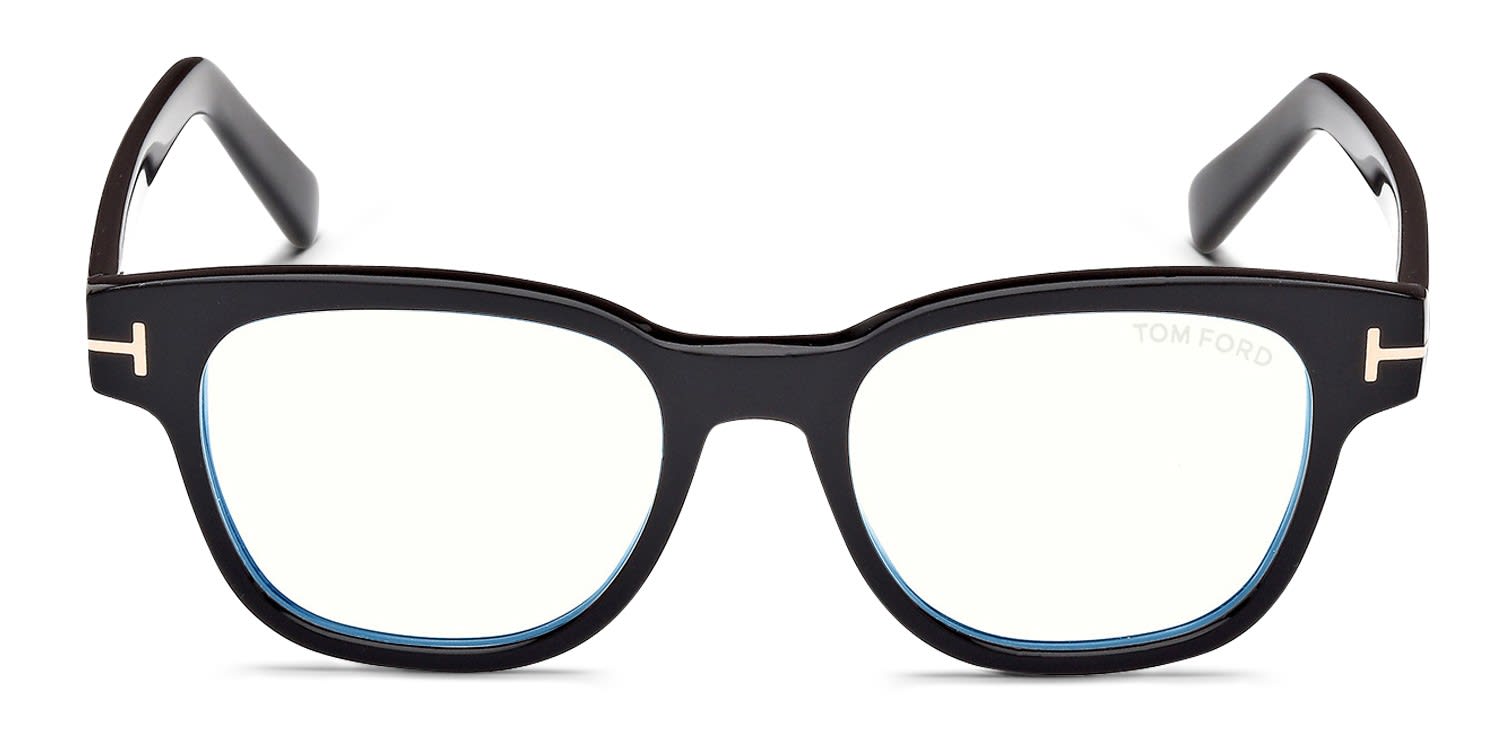 Tom Ford TF5977-B Shiny Black glasses - Shiny Black - Frontal View