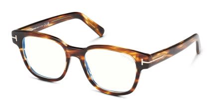 Tom Ford TF5977-B Tortoise glasses - Tortoise - Angle View