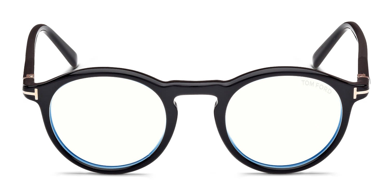 Tom Ford TF5533-B Shiny Black Prescription Eyeglasses