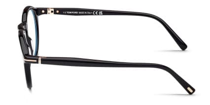 Tom Ford TF5979-B Shiny Black glasses - Shiny Black - Side View