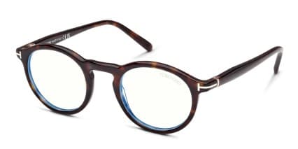 Tom Ford TF5979-B Tortoise glasses - Tortoise - Angle View
