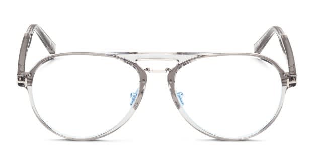 Tom Ford TF5981-B Gray, Clear Prescription Eyeglasses
