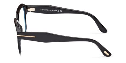 Tom Ford TF5988-B Shiny Black glasses - Shiny Black - Side View