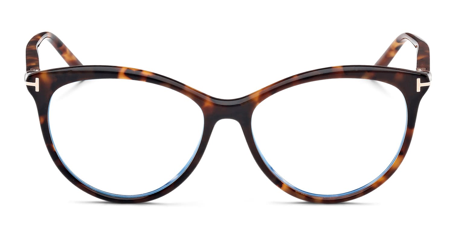 Tom Ford TF5990-B Tortoise glasses - Tortoise - Frontal View