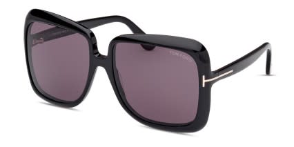 Tom Ford TF1156 Lorelai Shiny Black glasses - Shiny Black - Angle View