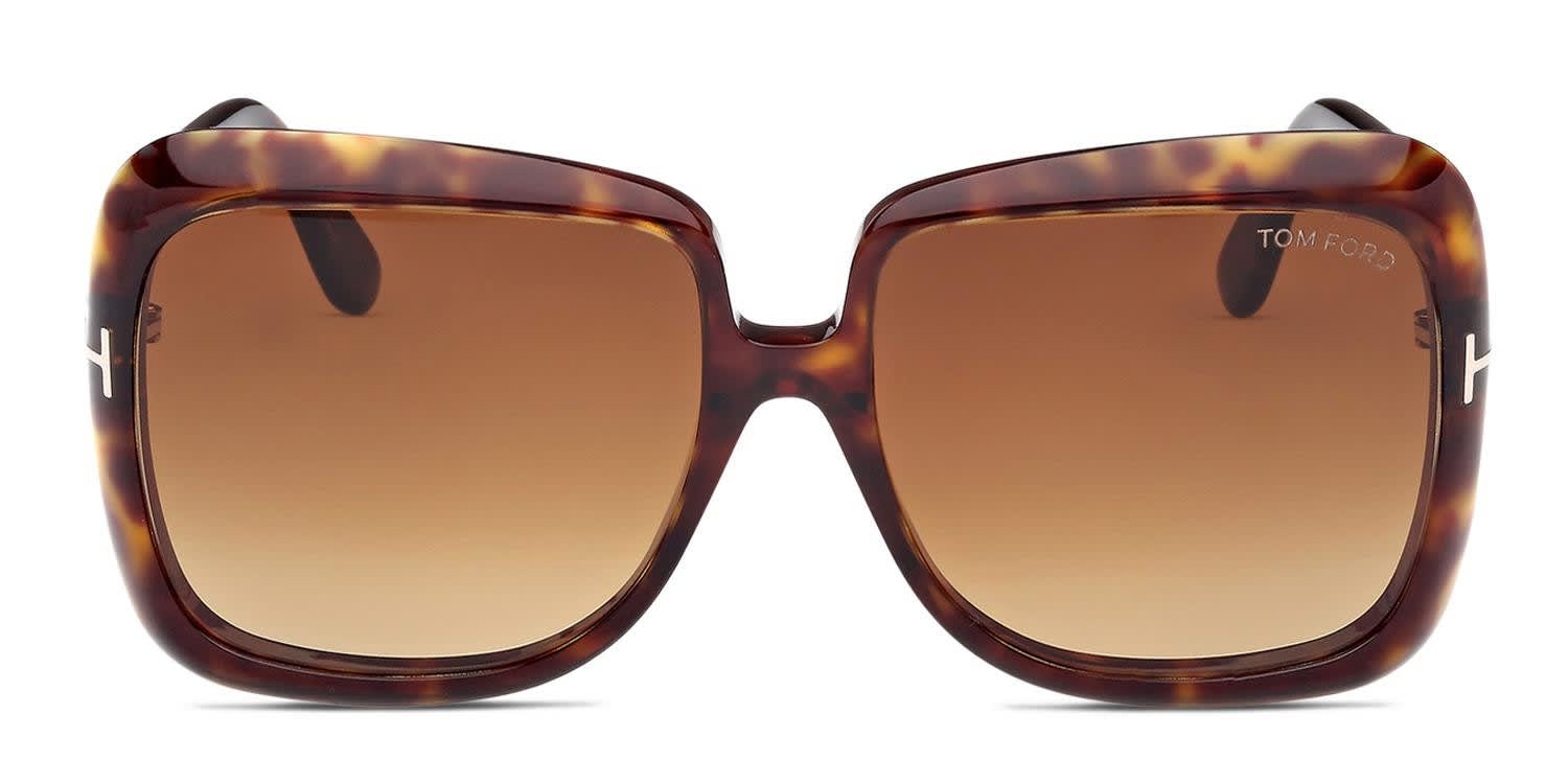 Tom Ford TF1156 Lorelai Tortoise glasses - Tortoise - Frontal View