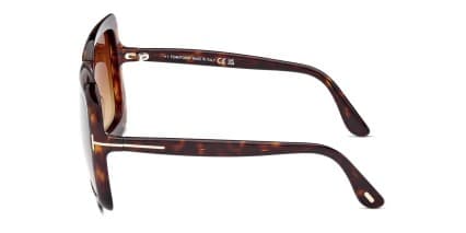 Tom Ford TF1156 Lorelai Tortoise glasses - Tortoise - Side View