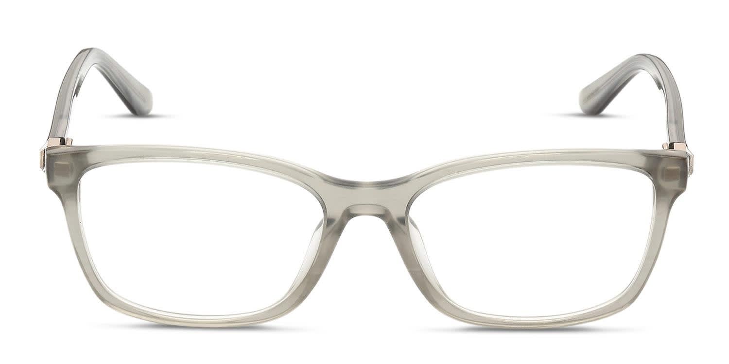 Guess GU50196 Green, Clear glasses - Green / Clear - Frontal View