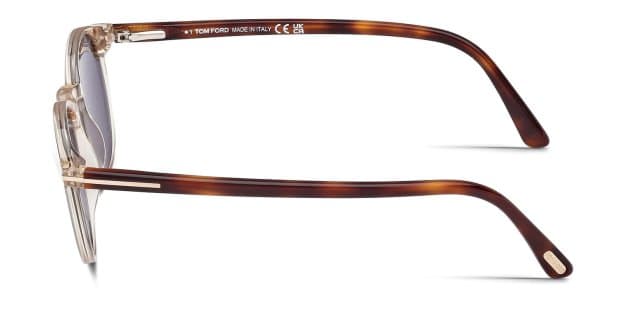 Tom Ford TF0539 Andrea-02 Brown, Clear Prescription Sunglasses