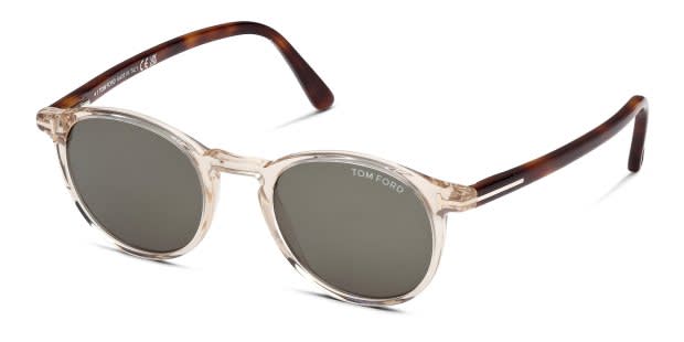 Tom Ford TF0539 Andrea-02 Brown, Clear Prescription Sunglasses
