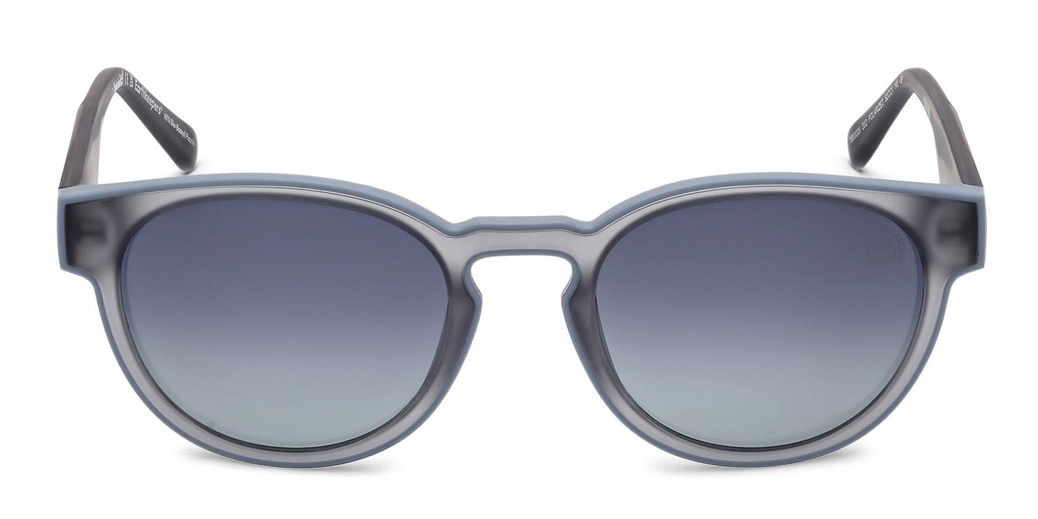 Timberland TB00026 Gray, Blue glasses - Gray / Blue - Frontal View