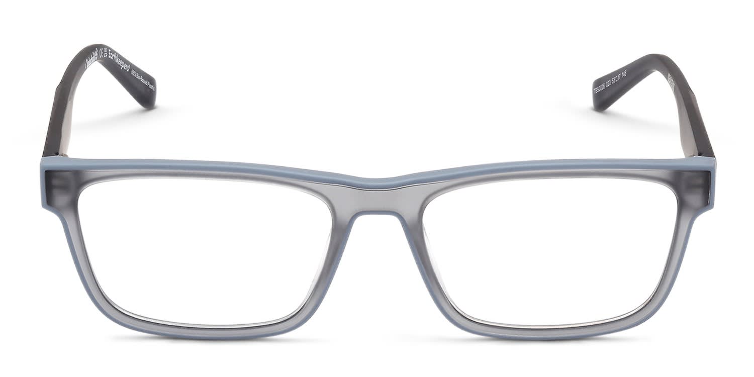 Pentax F9800 Gray/Clear Eyeglasses | Includes FREE Rx Lenses