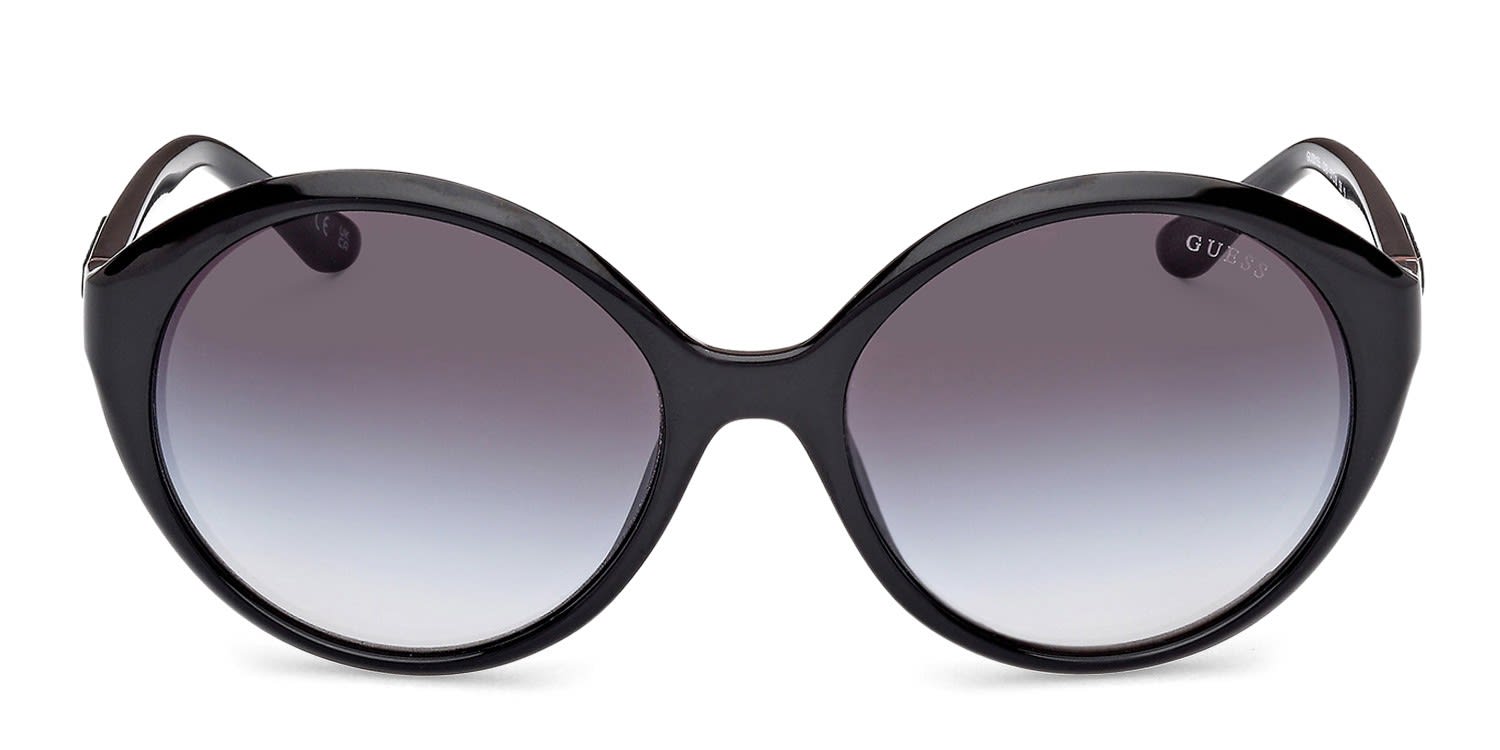 Guess GU00155 Shiny Black glasses - Shiny Black - Frontal View