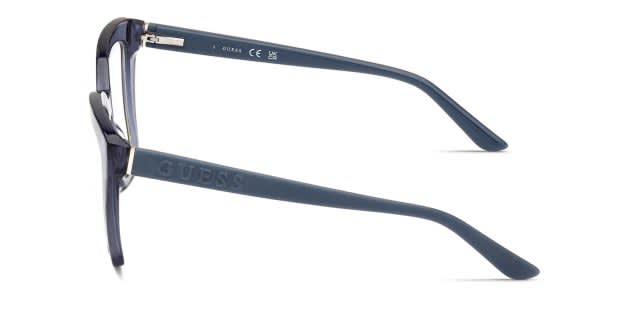 The Guess GU50173 in blue is a stylish frame with a modern  display picture 3