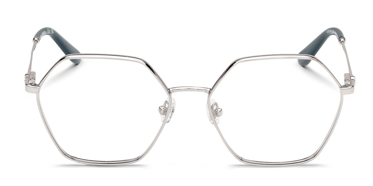 Guess GU50184 Silver glasses - Silver - Frontal View