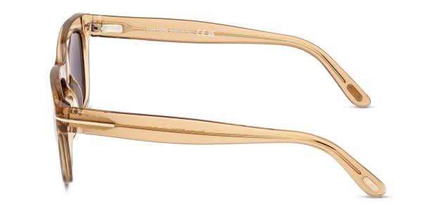 Tom Ford TF0237 Snowdon Brown, Clear Prescription Sunglasses