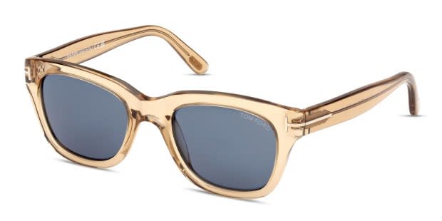 Tom Ford TF0237 Snowdon Brown, Clear Prescription Sunglasses