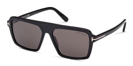 Tom Ford TF1176 Vincent Shiny Black glasses - Shiny Black - Angle View