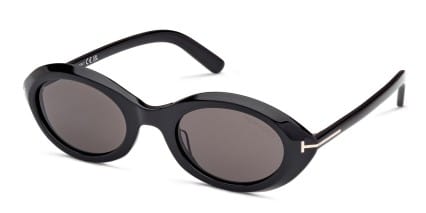 Tom Ford TF1186 Carmen Shiny Black glasses - Shiny Black - Angle View