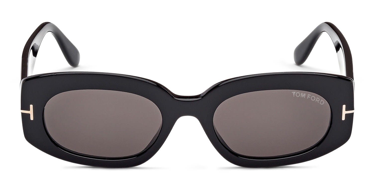 Tom Ford TF1187 Cielle Shiny Black glasses - Shiny Black - Frontal View