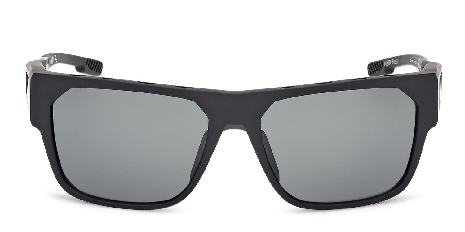 Adidas SP0102 Matte Black glasses - Matte Black - Frontal View