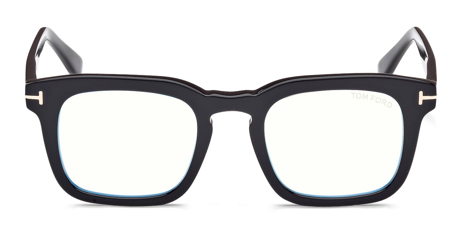 Tomページ Tom Ford TF6025-B Shiny Black Prescription Eyeglasses