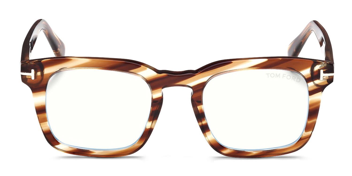 Tom Ford TF6025-B Tortoise glasses - Tortoise - Frontal View
