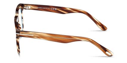 Tom Ford TF6025-B Tortoise glasses - Tortoise - Side View