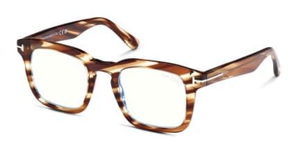 Tom Ford TF6025-B Tortoise glasses - Tortoise - Angle View