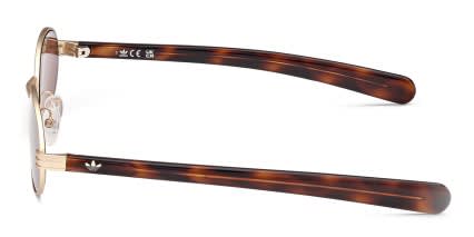 Adidas OR0123 Gold, Brown glasses - Gold / Brown - Side View