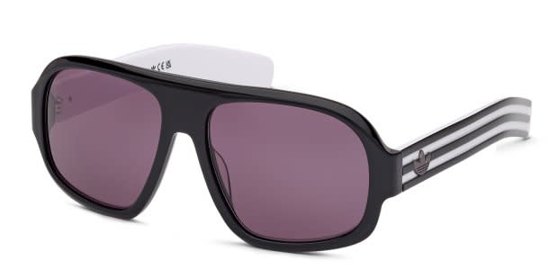 Adidas OR0125 Shiny Black Prescription Sunglasses