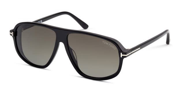 Tom Ford TF1208 Guillaume Shiny Black Prescription Sunglasses