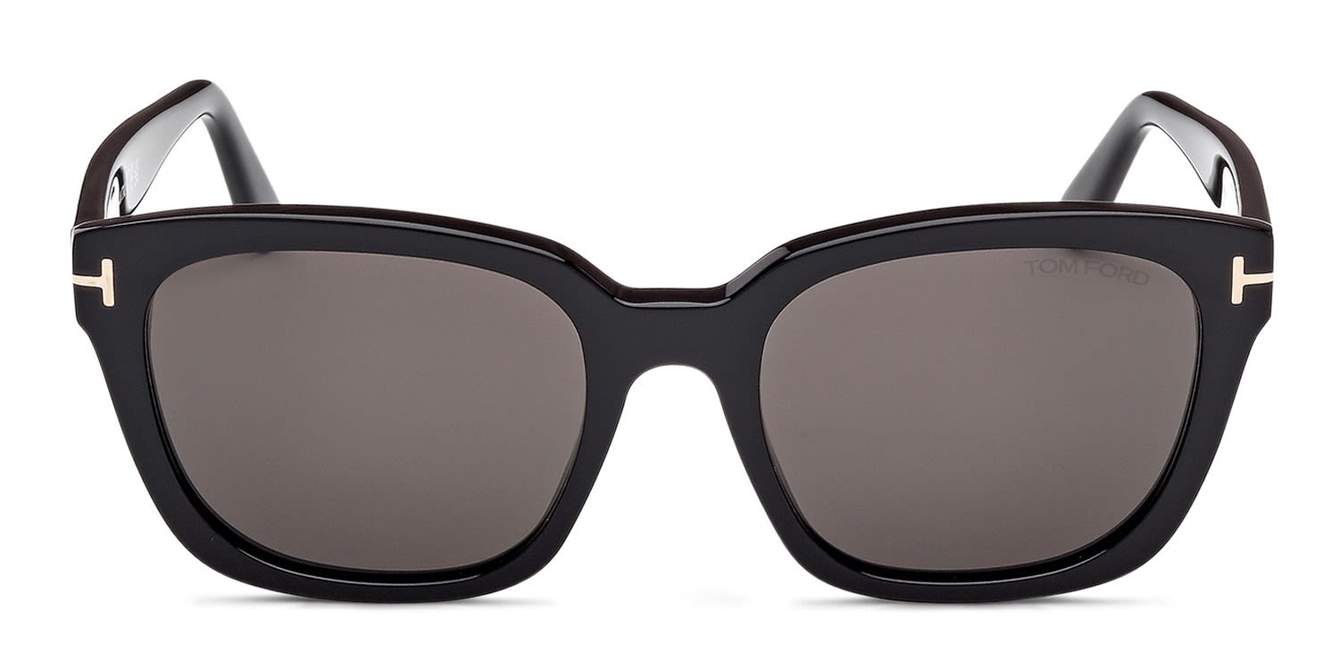 Tom Ford TF1216 Haylay Shiny Black glasses - Shiny Black - Frontal View