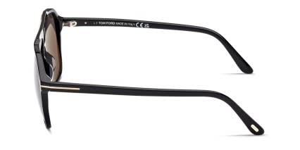 Tom Ford TF1209 Autari Shiny Black glasses - Shiny Black - Side View