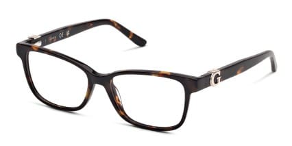 Guess GU50227 Brown, Tortoise glasses - Brown / Tortoise - Angle View
