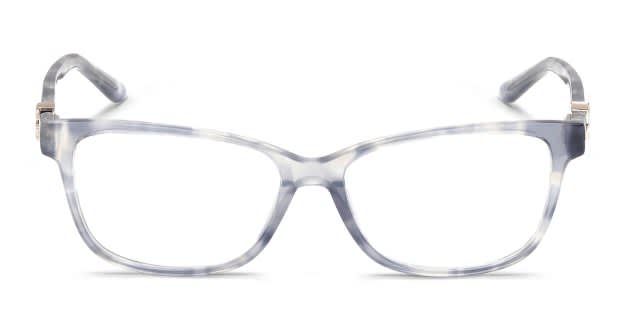 Guess GU50227 Blue, Tortoise Prescription Eyeglasses