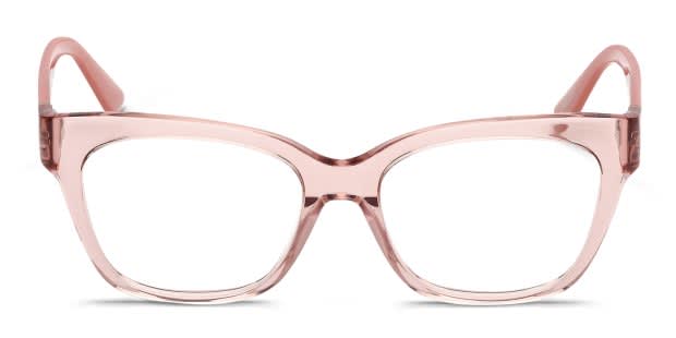 Guess GU50233 Pink, Clear Prescription Eyeglasses display picture 1