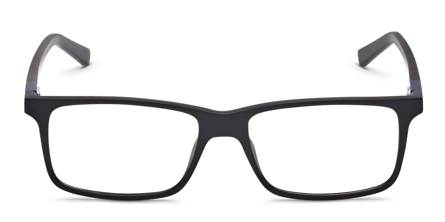 twpumブラック42 Timberland TB1765 w/Clip-On Matte Black Prescription Eyeglasses