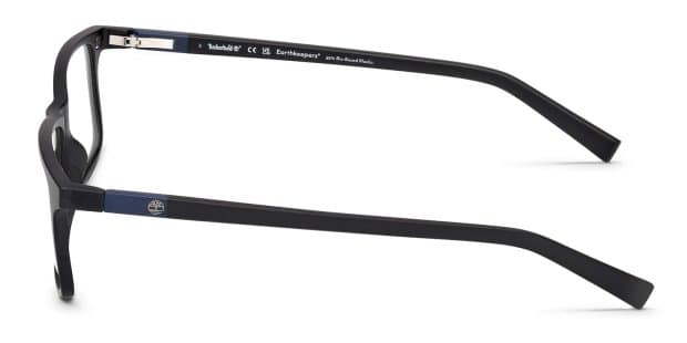 Timberland TB1765 w/Clip-On Matte Black Prescription Eyeglasses