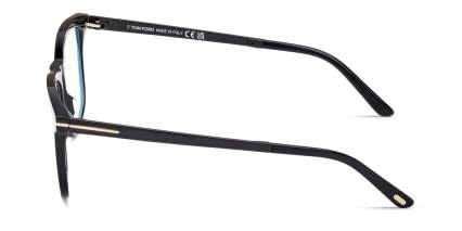 Tom Ford TF6038-B Shiny Black glasses - Shiny Black - Side View