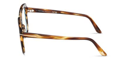Tom Ford TF6043-B Tortoise glasses - Tortoise - Side View
