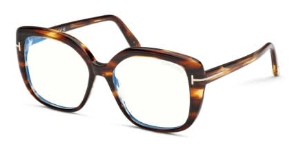 Tom Ford TF6043-B Tortoise glasses - Tortoise - Angle View