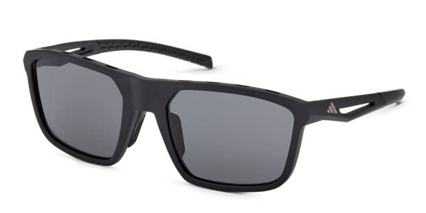Adidas SP0111 Matte Black Prescription Sunglasses Adidas SP0111 Matte Black Prescription Sunglasses