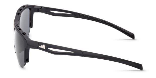 Adidas SP0112 Matte Black Prescription Sunglasses Adidas SP0112 Matte Black Prescription Sunglasses