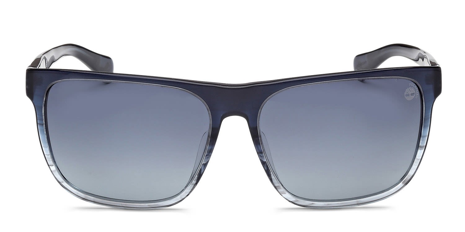 Timberland TB00054-H Blue, Clear glasses - Blue / Clear - Frontal View