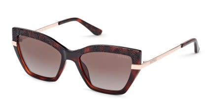 Guess GU00216 Brown, Tortoise glasses - Brown / Tortoise - Angle View