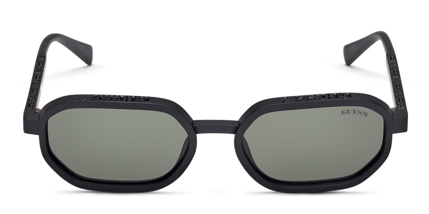 Guess GU00233 Matte Black glasses - Matte Black - Frontal View