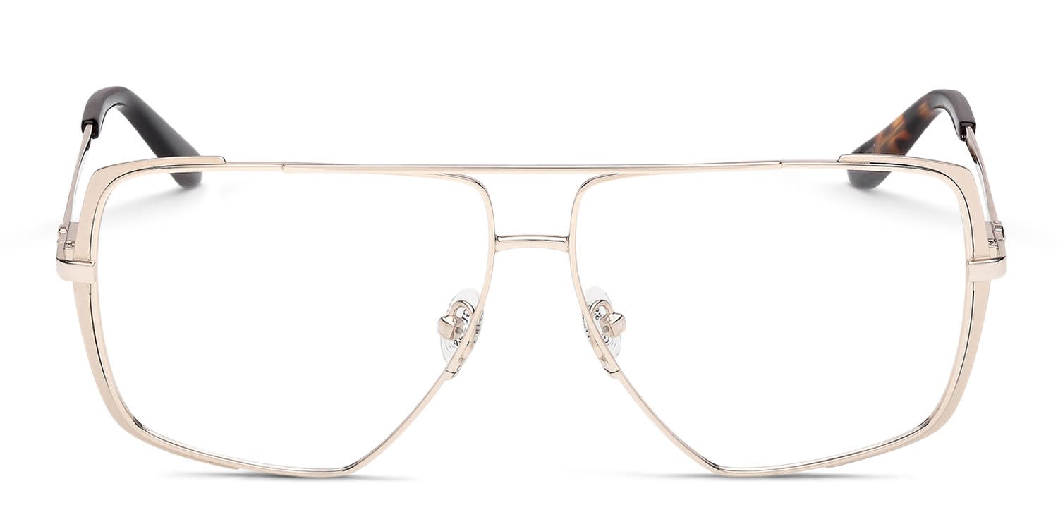 Guess GU50248 Gold, Pink glasses - Gold / Pink - Frontal View