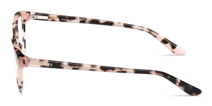 Guess GU50273 Pink, Tortoise glasses - Pink / Tortoise - Side View