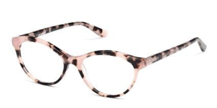 Guess GU50273 Pink, Tortoise glasses - Pink / Tortoise - Angle View